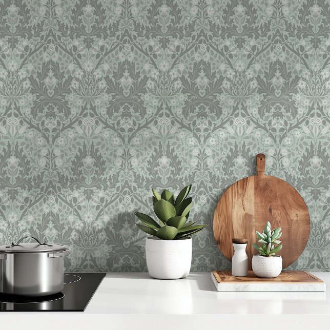 Papel Pintado Morris Spring Thicket Sage Green Soft Gris (Subido por el creador)