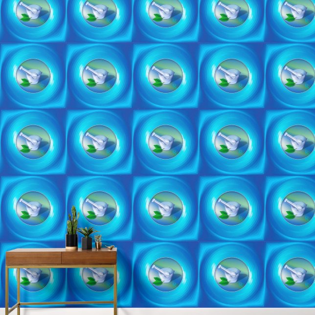 Papel Pintado Mortero de farmacia (Pasillo)