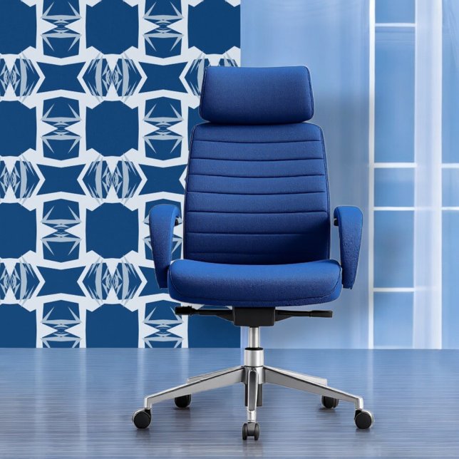 Papel Pintado Mosaico azul y blanco (Subido por el creador)
