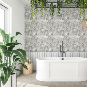 Papel Pintado Mosaico de la cáscara de huevo de Pale Sage