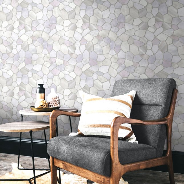 Papel Pintado Mosaico de la Perla Gris Francesa (Subido por el creador)
