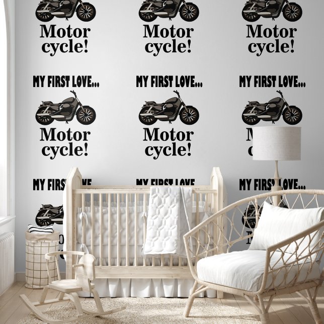 Papel Pintado Motocicleta de motocicleta (Niños)