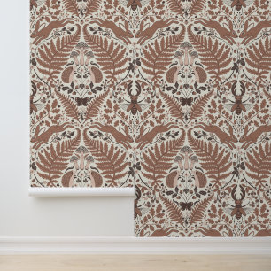 Papel Pintado Mousse de Mocha, animales y plantas de bosque