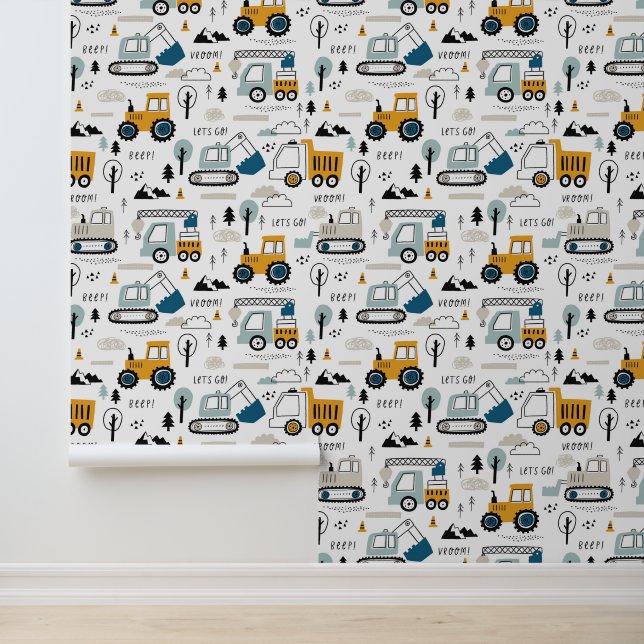 Papel Pintado Mover el patrón de vehículo (Solicitud)