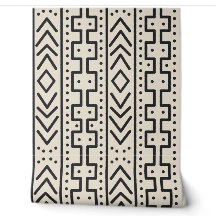 Mudcloth inspirado en marfil de carbón | Tribal mo