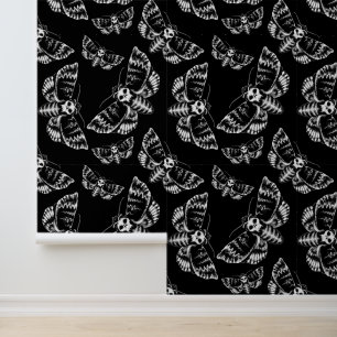 Papel Pintado Muertes Cabeza Hawkmoth Gótica
