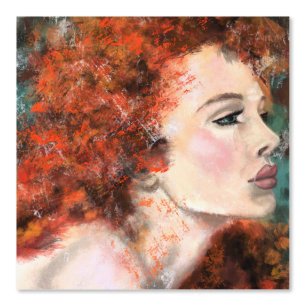 Papel Pintado Mujer bonita pelirroja