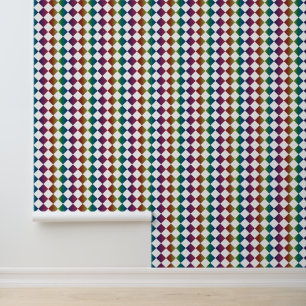 Papel Pintado Multicolor Diamante Arlequín Multicolor Cuadros 