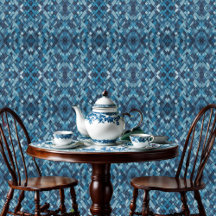 Múltiples sombras de mosaico azul