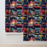 Papel Pintado Mundo de fantasía de arte pop de autos de carrera<br><div class="desc">Soluciones para la decoración interior.</div>