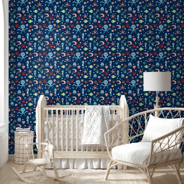 Papel Pintado Mundo Marino (Niños)