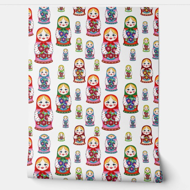 Papel Pintado muñecas rusas (Desenrollar)