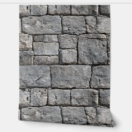 Papel Pintado Muro de piedra gris de Castlecore