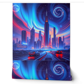Papel Pintado Muro futurista arte y decoración