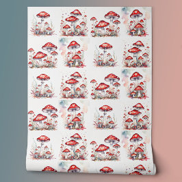 Papel Pintado Musambres ágaros de la mosca roja