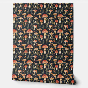 Papel Pintado Mushroom mágico del bosque