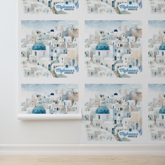 Papel Pintado Mykonos Grecia (Solicitud)