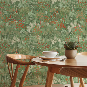 Papel Pintado Mystic Green Jungle Wall Paper