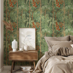 Papel Pintado Mystic Green Jungle Wall Paper