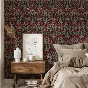 Papel Pintado Mystic Peacocks Wallpapers Art Nouveau