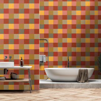 Papel Pintado Naranja amarillo marrón rojizo