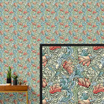 Papel Pintado Naranja Aqua Verde azulado Art Nouveau Azul<br><div class="desc">Fondo de pantalla de Art Nouveau azul Verde azulado de naranja Aqua</div>