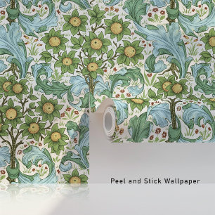 Papel Pintado Naranja Árbol Acanthus Orchard Pattern Morris