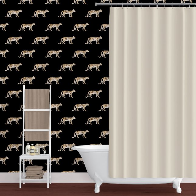 Papel Pintado Naturaleza botánica leopardo acuarela Moody Black (Subido por el creador)