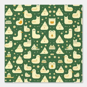 Papel Pintado Naturaleza caprichosa: Reino de los animales geomé