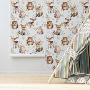 Papel Pintado naturaleza lindo bebé animales bosque acuático