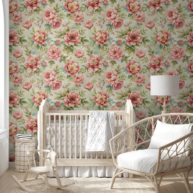 Papel Pintado Naturaleza virgen cutánea Efemera floral (Niños)