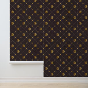 Papel Pintado Náutico de oro