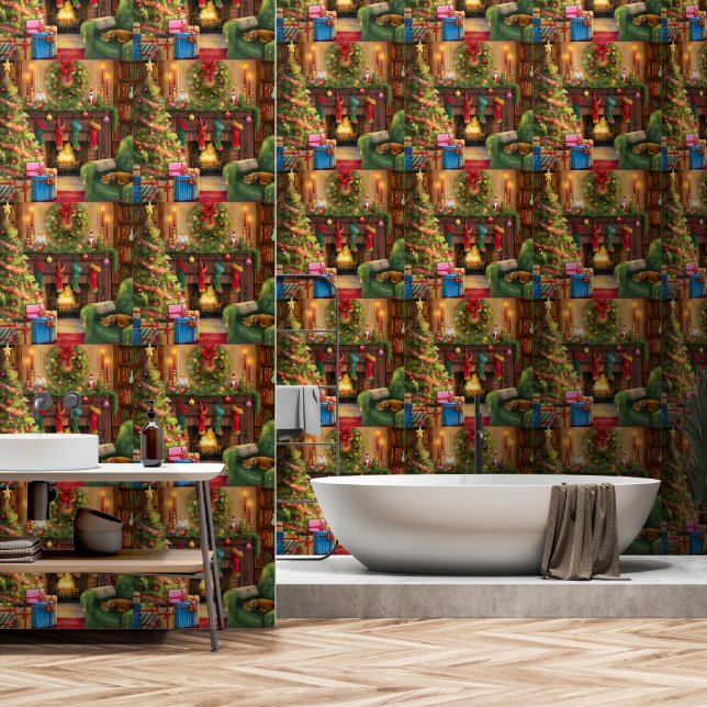 Papel Pintado Navidad (Baño)