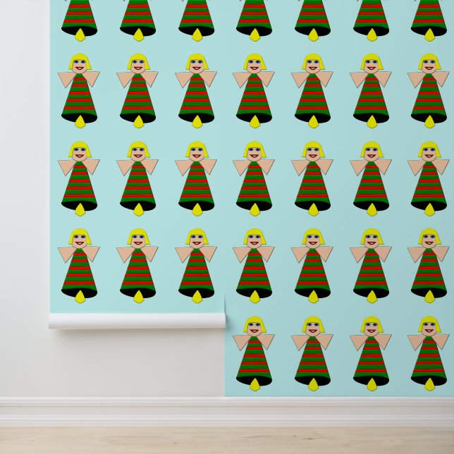 Papel Pintado Navidades Angel Bell Patterned (Solicitud)