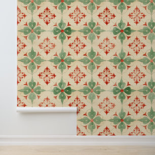 Papel Pintado Navidades antiguos mosaicos