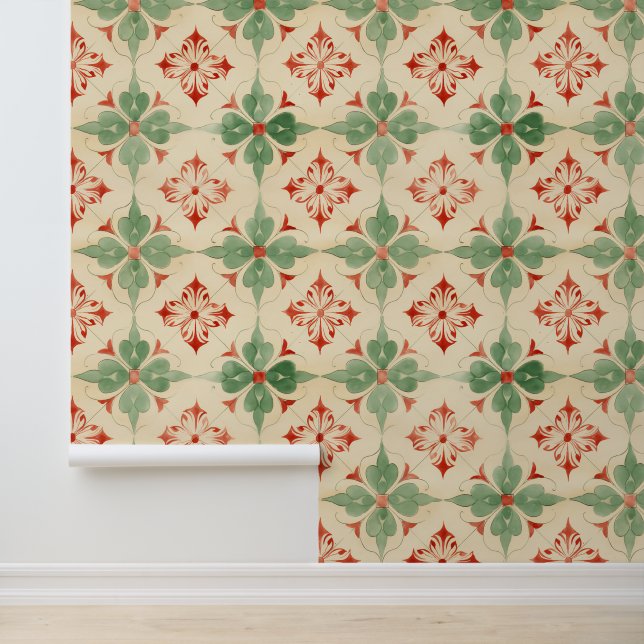 Papel Pintado Navidades antiguos mosaicos (Solicitud)