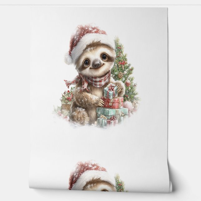 Papel Pintado Navidades de camisetas eslovacas Santa Hat (Desenrollar)