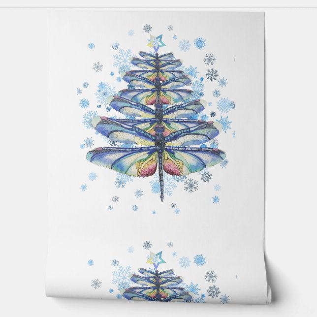 Papel Pintado Navidades de la libélula (Desenrollar)