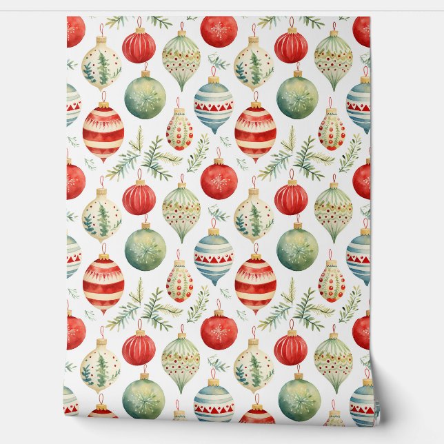 Papel Pintado Navidades de Twinkle Treetop Treasures (Desenrollar)