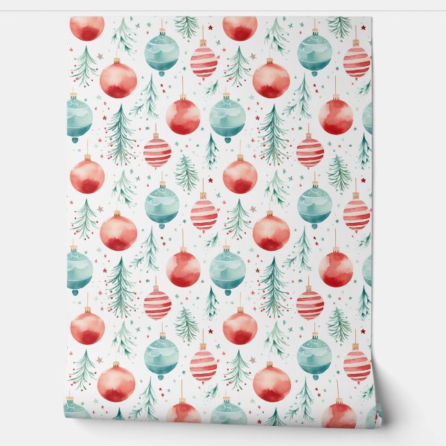 Papel Pintado Navidades de Twinkle Treetop Treasures (Desenrollar)