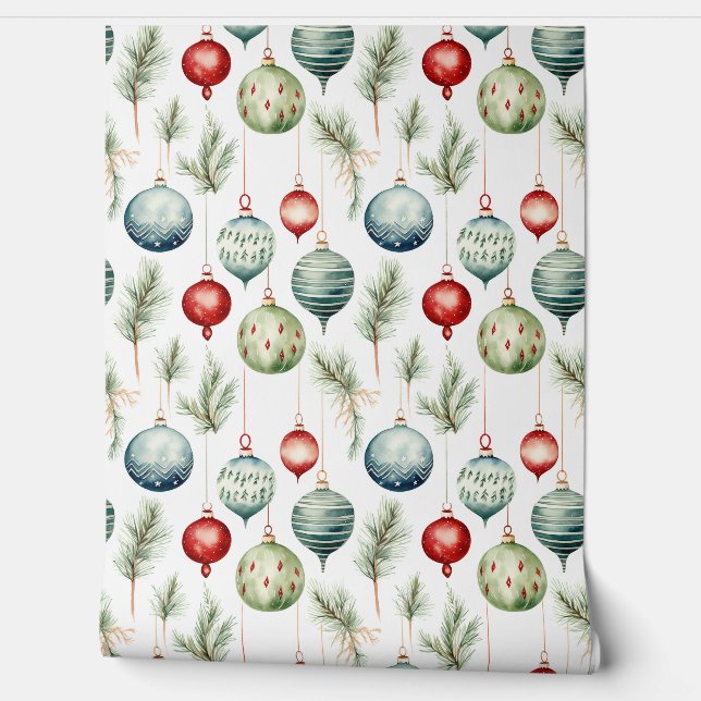 Papel Pintado Navidades de Twinkle Treetop Treasures (Desenrollar)