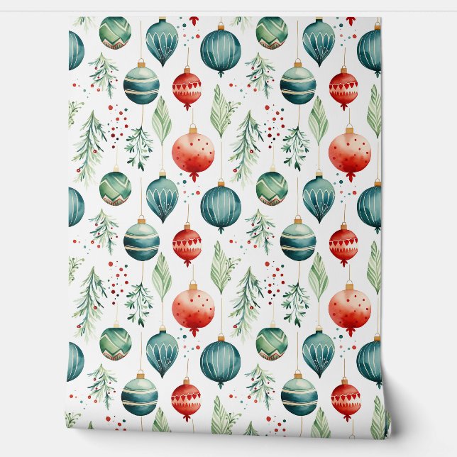 Papel Pintado Navidades de Twinkle Treetop Treasures (Desenrollar)