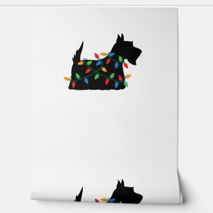 Papel Pintado Navidades escoceses de perro de Escocia atractivos