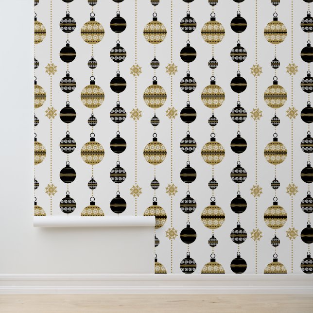 Papel Pintado Navidades festivos adornos de baldosas (Solicitud)