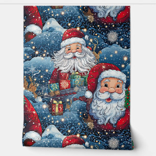 Papel Pintado Navidades festivos de Santa Frolic