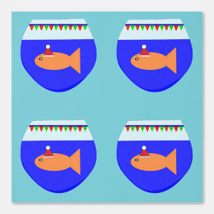 Papel Pintado Navidades Fiesta Goldfish Patterned