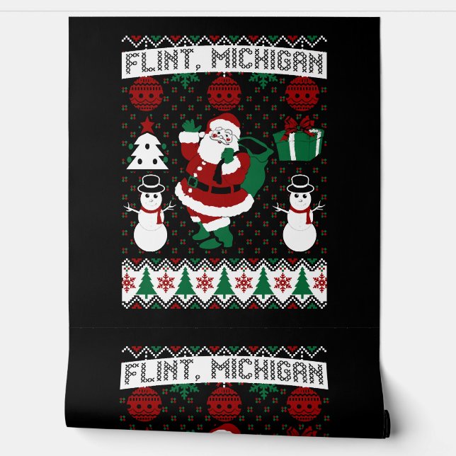 Papel Pintado Navidades Flint Michigan (Desenrollar)