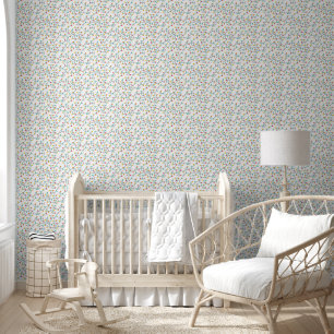 Papel Pintado Navidades iluminan el fondo blanco