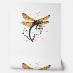 Papel Pintado Navidades Luces Dragonfly