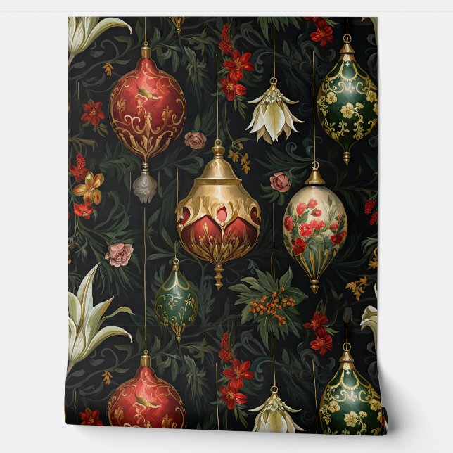 Papel Pintado Navidades Sombreados Ballet Botánico (Desenrollar)